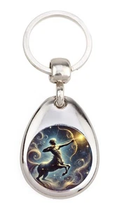 Signe astrologique Sagittaire 1 - Porte clé en métal image 25mm - Foto 1 di 4