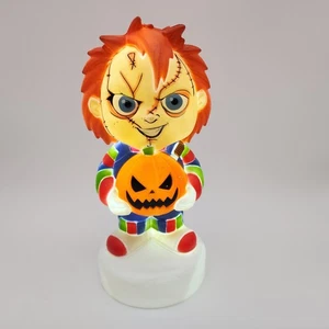 Gemmy Chucky Blow Mold 12" Halloween Decor Childs Play Universal Studios Lighted - Picture 1 of 7