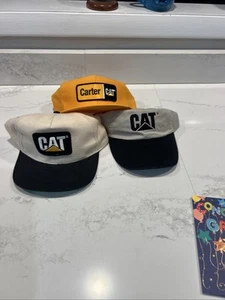Lote de sombreros de camionero vintage CAT Caterpillar - Imagen 1 de 4
