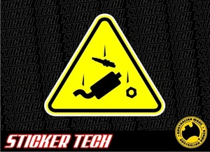 WARNING PARTS FALL OFF STICKER DECAL SIGN SUITS DRIFT DRAG RAT ROD RACE RALLY V8 - Bild 1 von 1