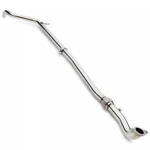 STAINLESS RACE EXHAUST CENTRE MID SECTION PIPE FOR FIAT ABARTH 500 1.4 08-18 - Afbeelding 1 van 6