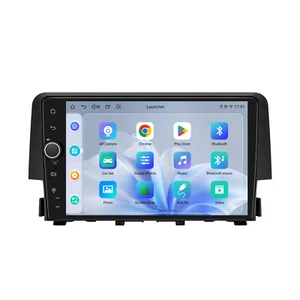 For 2016-2021 Honda Civic Head Unit 9 inch apple car play Octa Core Car Stereo - Picture 1 of 20