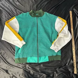 Filthy Dripped Men’s Jacket 2XL Green Stripe New W/ Tags - Picture 1 of 4