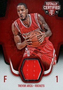 2015-16 Totally Certified Materials Red Basketball Card #56 Trevor Ariza /199