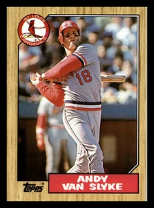 1987 Topps Andy Van Slyke St. Louis Cardinals #33 Mint - Picture 1 of 2