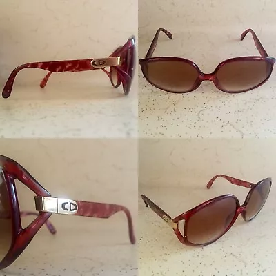 Gafas de sol Christian Dior 2320 33 de gran tamaño Butterfly RX marcos Alemania Foto 1 de 4