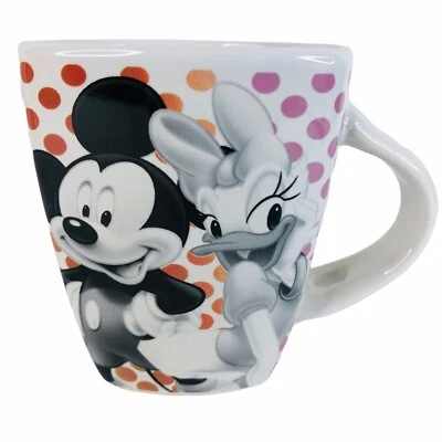 Caneca Disney Mickey Minnie Mouse Bolinhas Donald Margarida Pato Pateta Personagem Pluto - Imagem 1 de 4