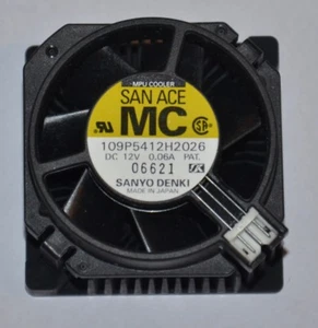 Sanyo Denki San Ace MC mpu cooler 109p5412h2026 dc 12v 0.06a - Picture 1 of 11