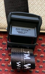 OFF WHITE BLACK INDUSTRIAL STRAP BELT, Excellent condition  - Picture 1 of 5