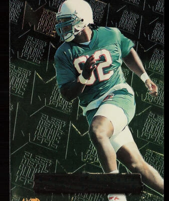 1996 Fleer Metal #130 Daryl Gardener RC Rookie Miami Dolphins Football Card - Image 1 of 2