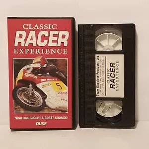 CLASSIC RACER EXPERIENCE VHS Autographed David Roper Motorcycle Racing 1993 - Picture 1 of 8