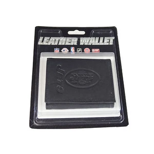 New NFL New York Jets Embossed Tri-Fold Black Genuine Leather Men Wallet - Picture 1 of 3