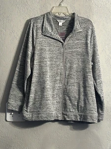 cj banks zippered front sweatshirt - Picture 1 of 2