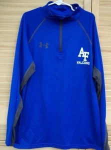 UNDER ARMOUR Heat Gear Loose Fit AIR FORCE FALCONS 1/4 zip jacket~YLG~large~L~ - Picture 1 of 4