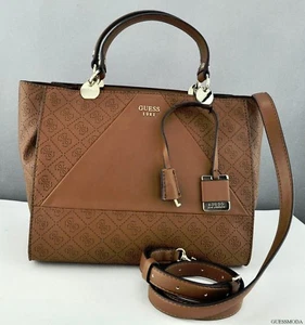 Neu Trend GuEsS limitierte Damenhandtasche Cammie Tasche Cognag Schulranzen Tragetasche - Bild 1 von 1