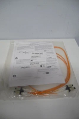 *NEW* CUTLER AEMSCSC42-BXM003 1.6 MM MULTIMODE FIBER JUMPER DUPLEX CABLE - Image 1 of 4