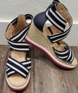 Las mejores ofertas en (Alto de Cuña Tommy Hilfiger 3-3.9 Pulgadas) Altura  del Tacón Zapatos de tacón para Mujeres | eBay