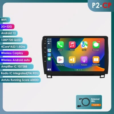 2+32GB Android 13 Car Stereo Radio GPS Navi Player For Toyota Sequoia 2008-2017 - Image 1 of 4