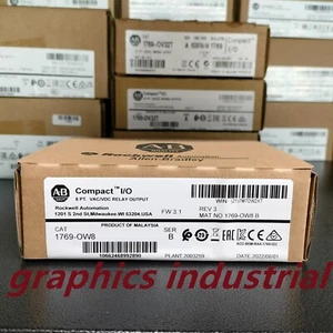 Nuevo módulo de salida de relé CompactLogix AB 1769-OW8 SER B 1769OW8 sellado de fábrica - Imagen 1 de 6