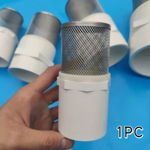 1 pieza filtro de malla de entrada de acuario PVC pozo tubería de agua coladora herramienta - Imagen 1 de 16