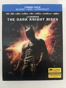 The Dark Knight Rises (Blu-ray/DVD, 2012) 3-Disc Set With Lenticular Slipcover - Picture 1 of 7
