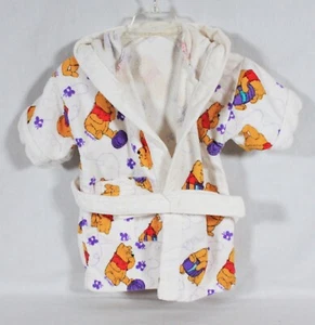 VINTAGE WINNIE THE POOH UNISEX SIZE 7 TERRYCLOTH HOODED SWIM COVERUP / ROBE #2 - Picture 1 of 2