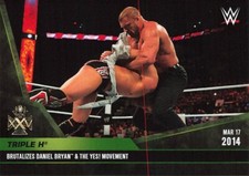 2020 Topps - Triple H 25th Anniversary - HHH Brutalizes Daniel Bryan C-10