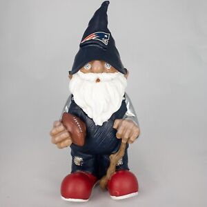 Patriots Statue Gnome NFL Resin 11 Inches Outdoor Garden New England Sports