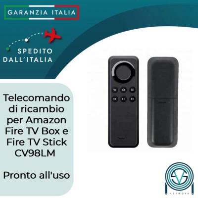 Telecomando Amazon Fire TV Box e Fire Stick TV CV98LM, no funzione vocale - Immagine 1 di 4