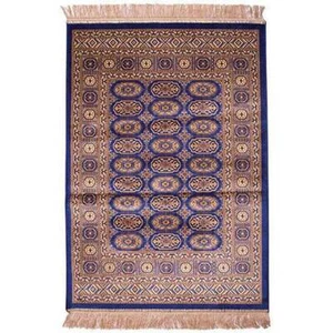 New Italtex Rugs Chiraz Art Silk Floor Carpet Rug 68cm x 105cm Blue 8438-9 - Picture 1 of 2