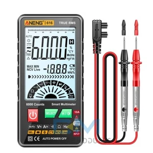 Multimètre Numérique ANENG 616 6000 Comptes AC DC Tension Courant Compteur Rétroéclairage - Photo 1/18