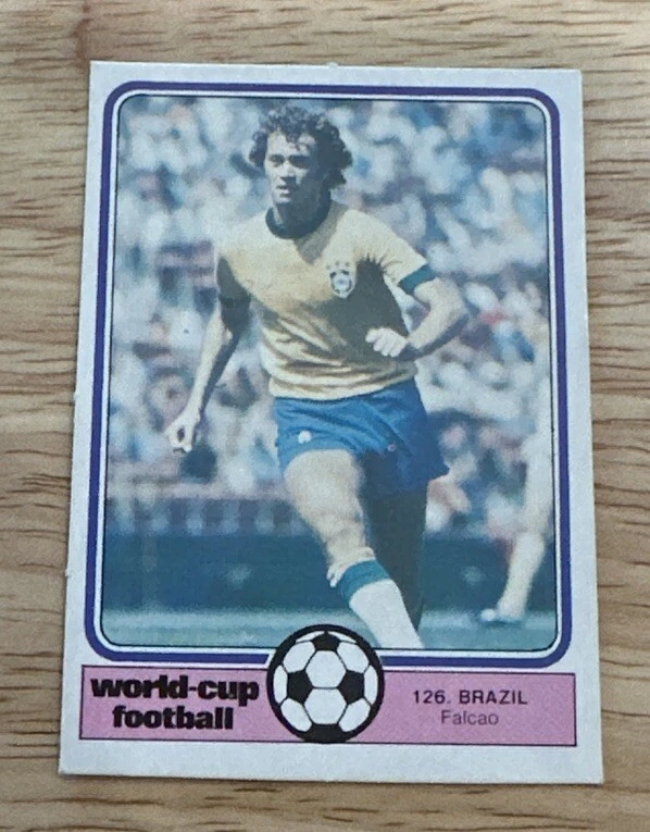 1982 Falcao Monty Gum Copa do Mundo FIFA Brasil #126 RARO! - Imagem 1 de 2