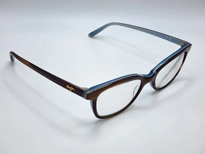 Maui Jim MJ-750-03T CORAL SEA JAPAN 49-19-145 Brown/Blue Glasses Frames - Image 1 of 4