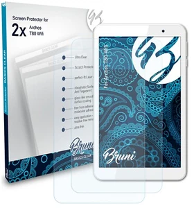 Bruni 2x Protective Film for Archos T80 Wifi Screen Protector Screen Protection - Picture 1 of 4