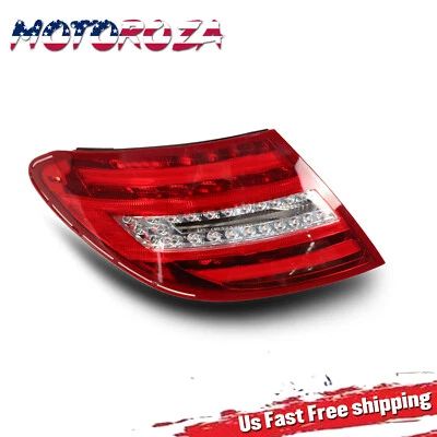 Left Driver LED Tail Light For Mercedes Benz 2011-2014 W204 C250 C350 C63 C300 - Image 1 of 4