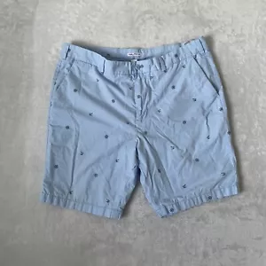 Pantalones Cortos Chinos Nautica Para Hombre Azul Geométrico 40 Algodón Cremallera Bolsillos con Botones - Imagen 1 de 12