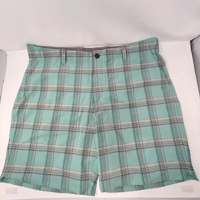 Tommy Bahama Mens My Caddie Green Plaid Sport IslandZone Shorts Colorful Size 40 - Image 1 of 4