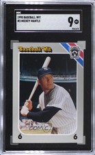 1990 Baseball Wit Mickey Mantle #3 SGC 9 MINT HOF