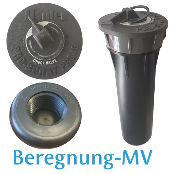 Hunter Pro Spray PRS40 CV 2,8 bar Aufsteigerhöhe 10 cm Versenkregner Beregner