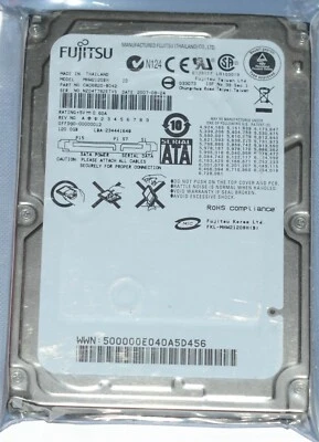 HARD DISK 120GB FUJITSU MHW2120BH SATA 2.5" ATA 120 GB - Image 1 of 4