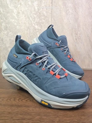 Women’s Hoka Kaha 3 Low GTX Gore-Tex Waterproof Hiking Trail Shoes Size 10 Blue - Image 1 of 4