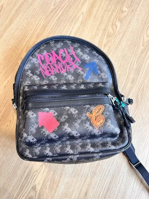 Coach Vale Medium Charlie Backpack with Horse and Carriage Print  - Image 1 of 3