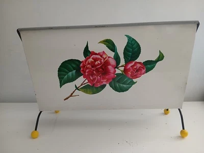 PORTARIVISTE VINTAGE ANNI 60 70 METALLO retrò metà secolo arredamento da collezione - Immagine 1 di 4