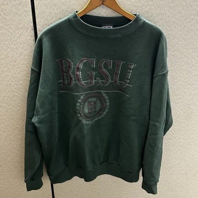 Vintage 90s Jansport Bowling Green State Crewneck Sweatshirt Men’s 2XL USA — 第 1/4 张图片