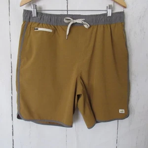 Vuori Banks Shorts XL X Large Mustard Yellow Unlined Hybrid Swim Trunk Athletic - Picture 1 of 8