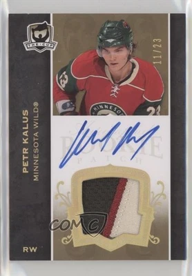2007-08 Upper Deck The Cup Gold /23 Petr Kalus #133 RPA Rookie Patch Auto RC - Image 1 of 2