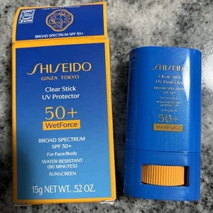 SHISEIDO sunscreen CLEAR STICK UV protector WETFORCE SPF 50+ WetForce 15g NIB - Picture 1 of 2