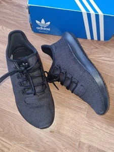 Adidas Originals Tubular Shadow Knit Core Black UK 4.5 fits UK 5 - Picture 1 of 11