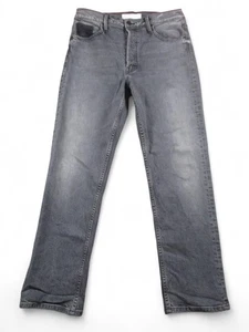 Jeans alla caviglia Mother Superior Tomcat donna 30x28 grigio vita alta denim dritto USA - Foto 1 di 24