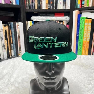 NEW ERA DC COMICS GREEN LANTERN HAT JUSTICE LEAGUE FITTED HAT SIZE 7 3/8 - Picture 1 of 7